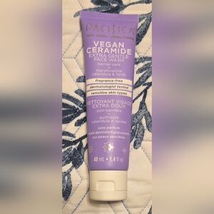 Pacifica Vegan Ceramide Gentle Face Wash – Travel Size (1.4 oz)